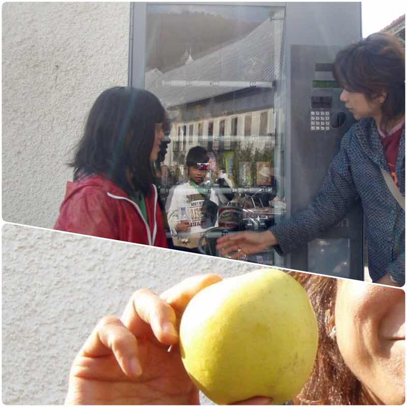 自動販売機リンゴ