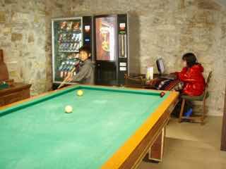 ビリヤード二人