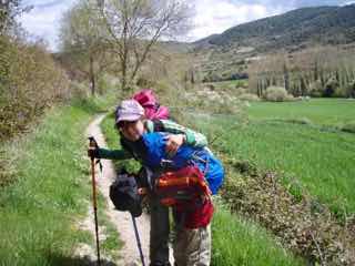 パンプローナ途中、ばて弟