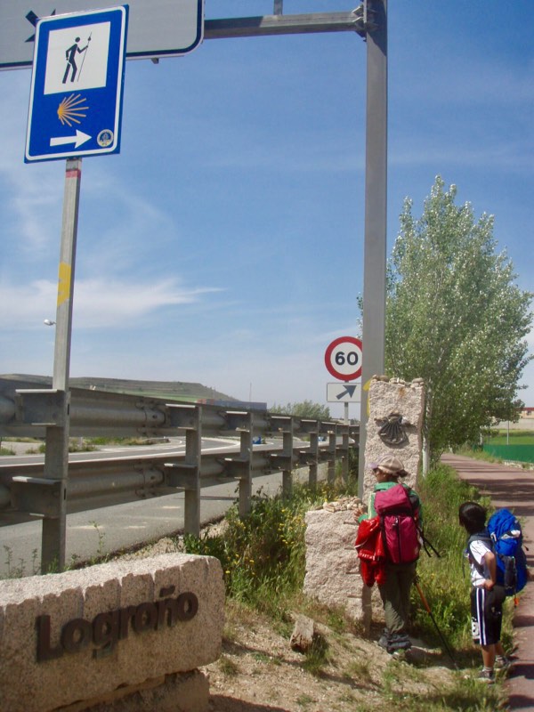 428道しるべに積み石