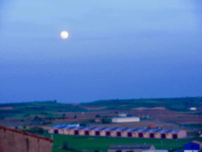 427ビアナから夕空