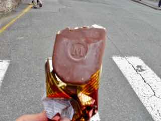 415サンジャンピエドポー、アイス、サンティアゴ巡礼