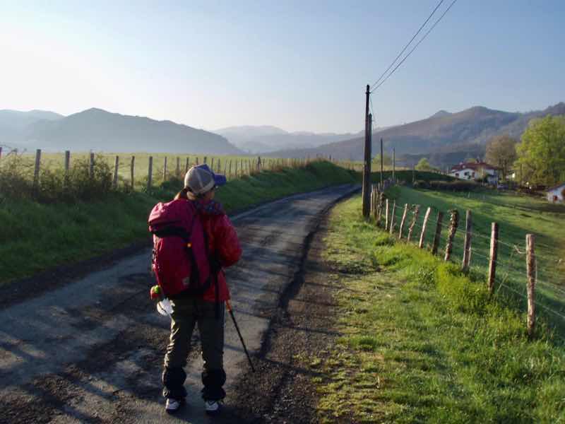 416カミーノ、サンティアゴ巡礼、ピレネー、サンジャンピエドポー1山道