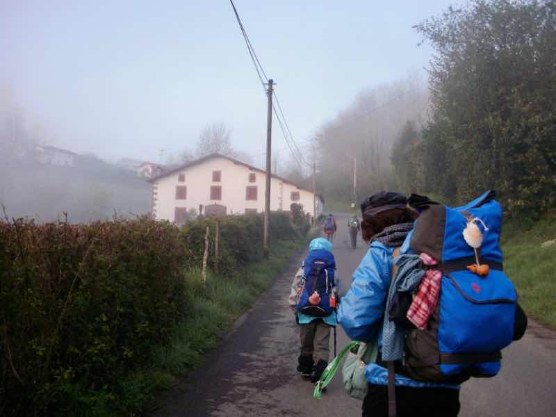 416カミーノ、サンティアゴ巡礼、ピレネー、サンジャンピエドポー歩き出す2.3