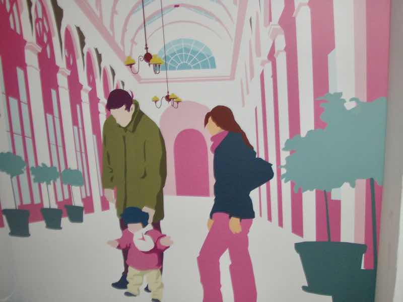 415サンジャンピエドポー、パリ壁画、サンティアゴ巡礼