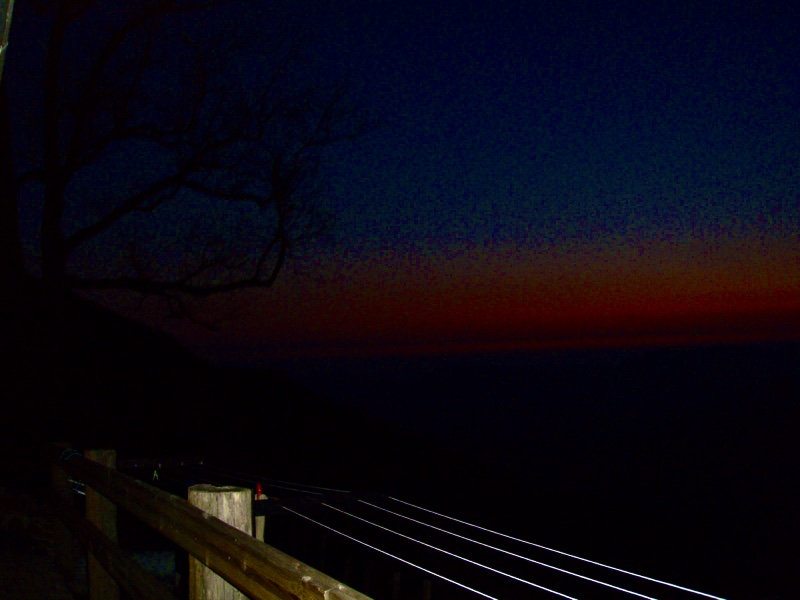 416オリソン、夜景、サンティアゴ巡礼