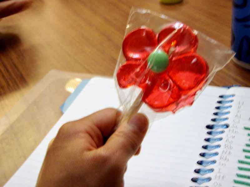 507オルニージョス、アルベルゲ飴もらう