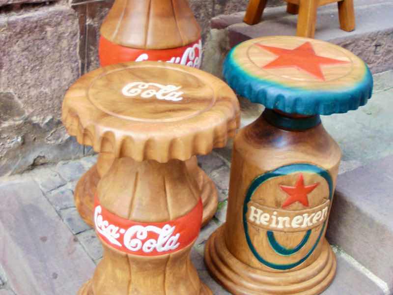 415サンジャンピエドポー、椅子、サンティアゴ巡礼