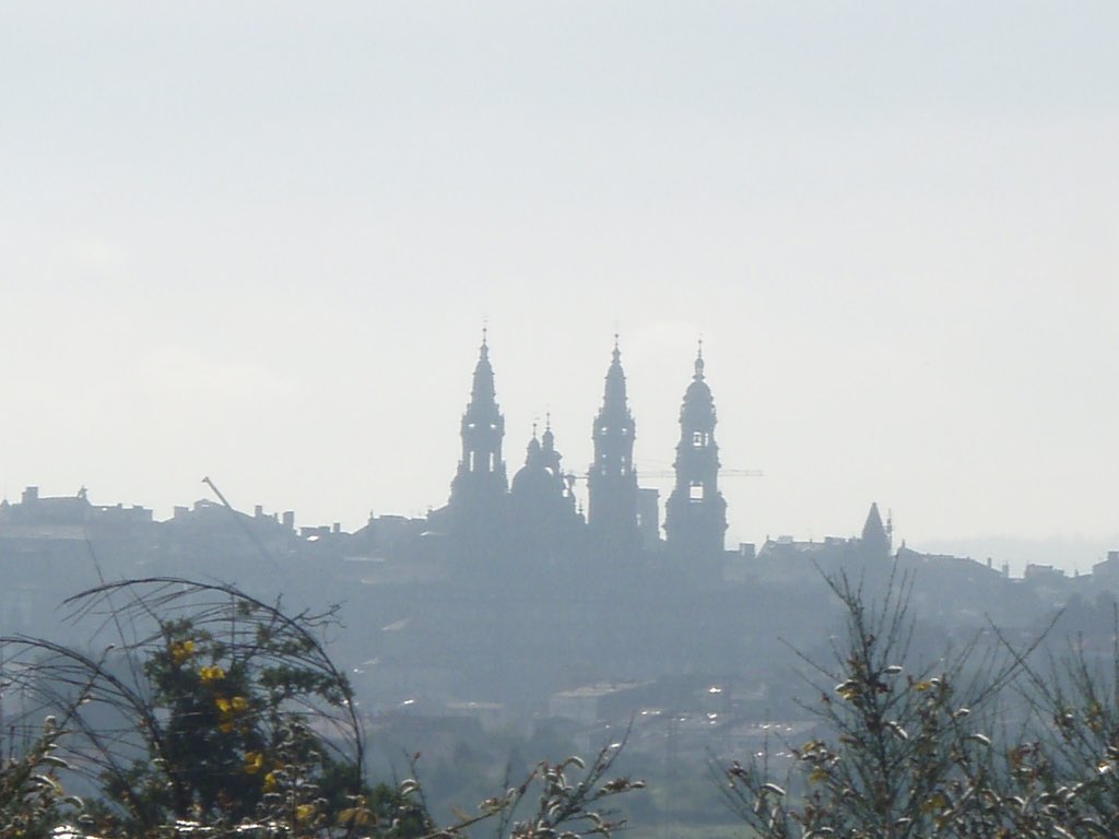 カミーノサンティアゴ大聖堂 朝焼け