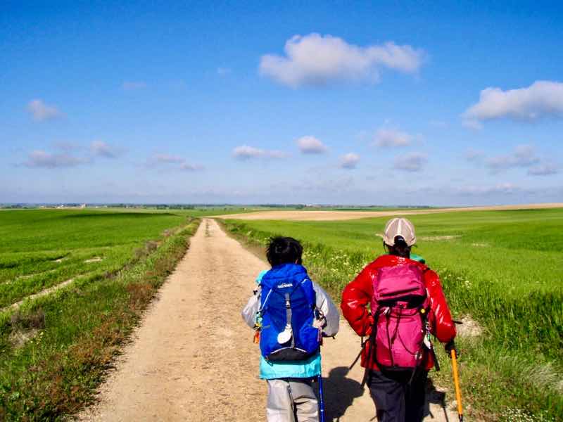 510ポブラシオン・デ・カンポス、サンティアゴ巡礼田舎道、1.2