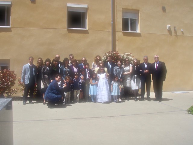 516 カミーノ サンティアゴ巡礼 レオン街 集合写真