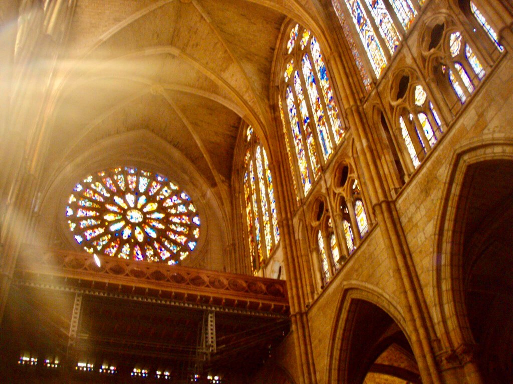 517カミーノ　leon レオン　大聖堂内観