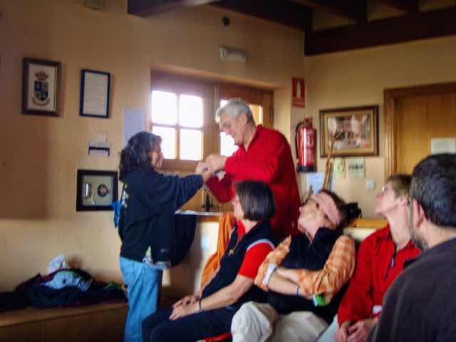 514エル・ブルゴ・ラネル カミーノ　Luffy ミサ　ホスタピレロとおじさん