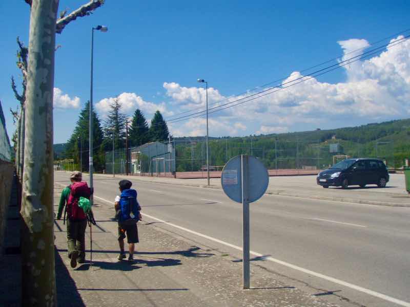 523ポンフェラーダPonferrada　カミーノ　舗装路12