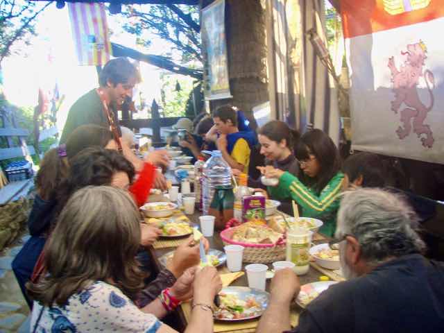 522 カミーノ マンヘリン ディナー サンティアゴ巡礼