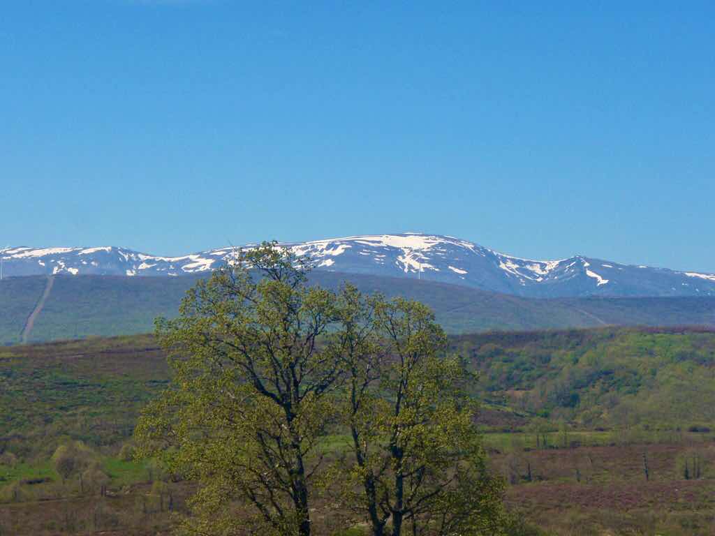 522カミーノ マンヘリン 雪の山景色