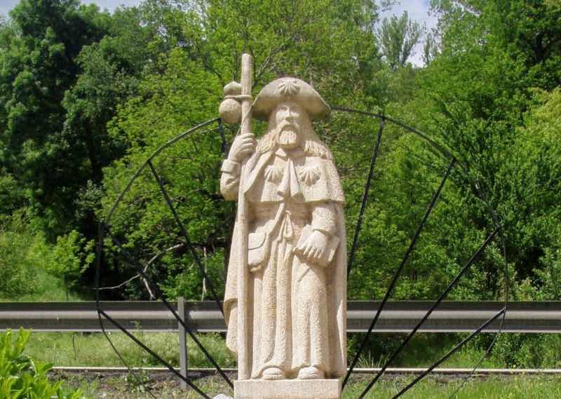 525サンティアゴ巡礼 ルイテラン ヤコブ白い