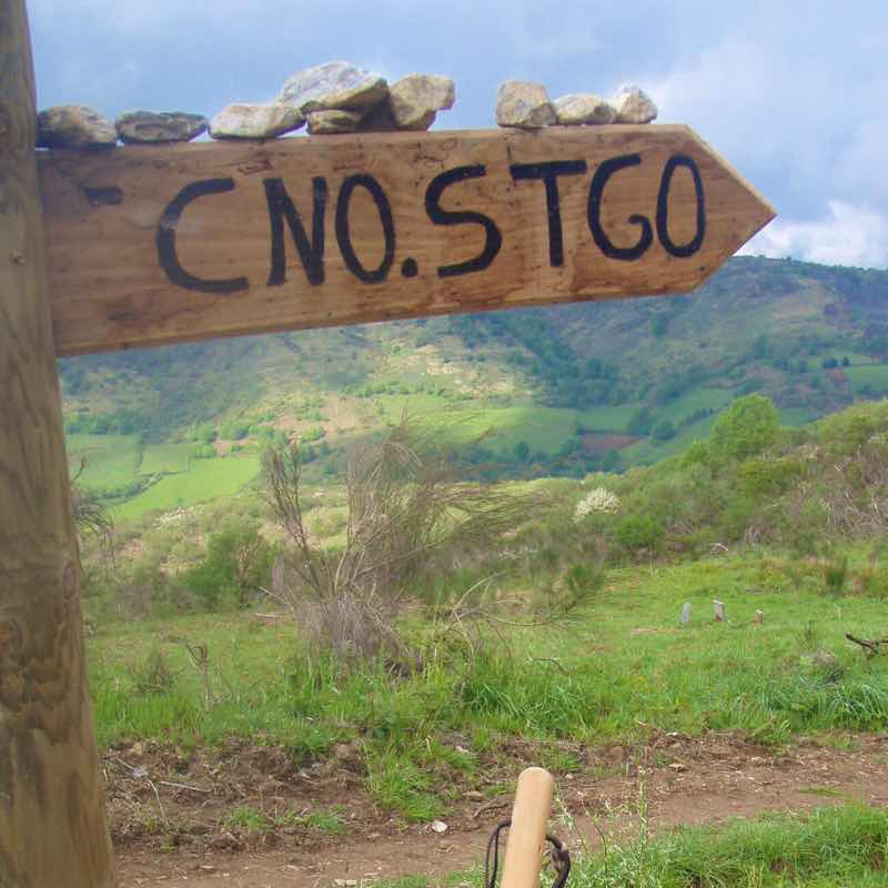 527 カミーノ　オスピタルデコンデサ　看板