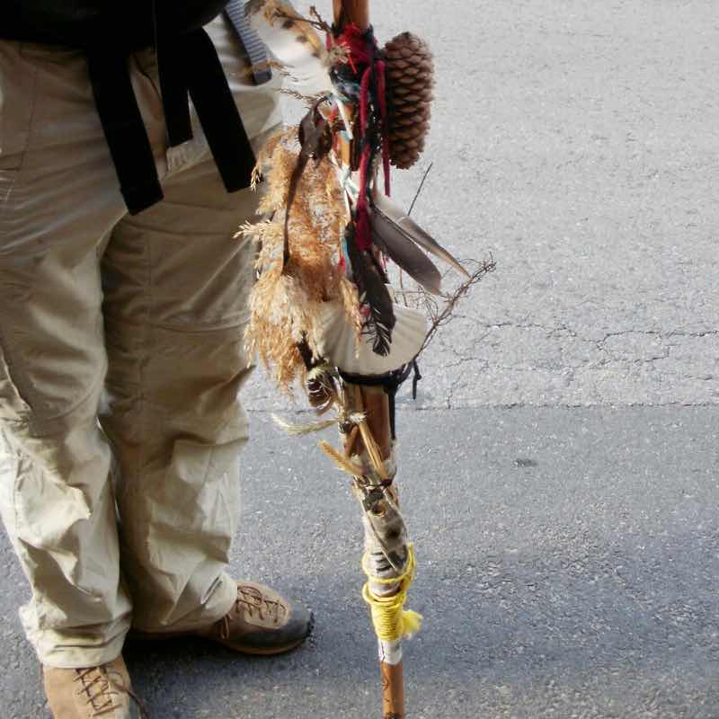 525サンティアゴ巡礼 ルイテラン 杖飾り