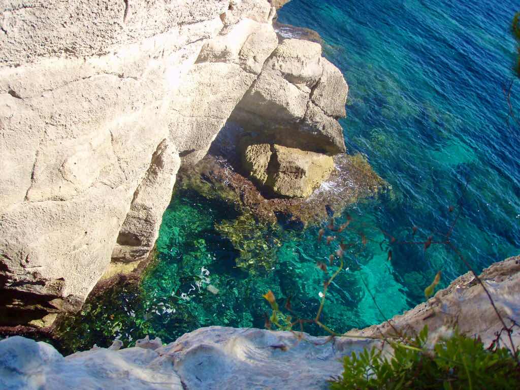 地中海　スペイン　メノルカ島　海