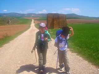 425 ロスアルコス スペイン田舎道 12 正面右 ワラ山カミーノ