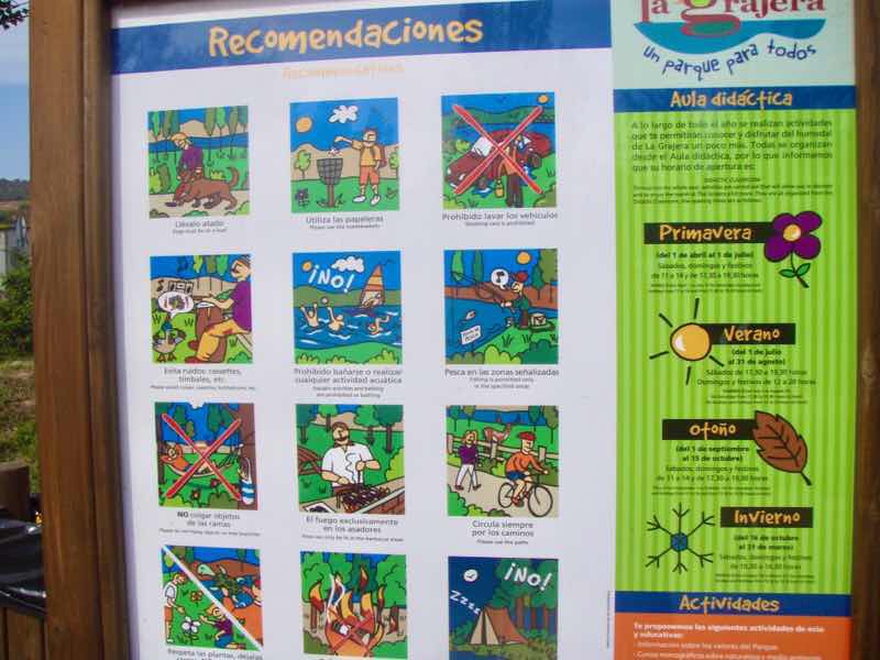 429 スペイン巡礼 子どもと海外 ログローニョ公園看板 ナバラッテ navarrete