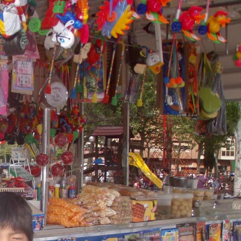 430 スペイン巡礼　買い物　屋台　ナヘラ　子連れサンティアゴ巡礼