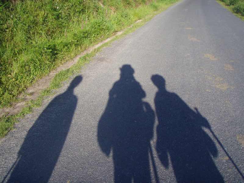 601 カミーノ caminoポルトマリンportmarin に向かう 田舎道 123カゲ