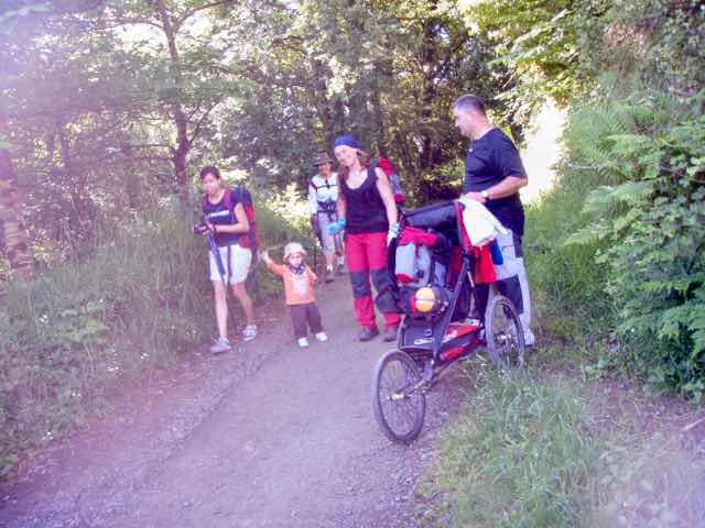 603 カミーノ リバディソ・デ・バイソ 幼児歩く