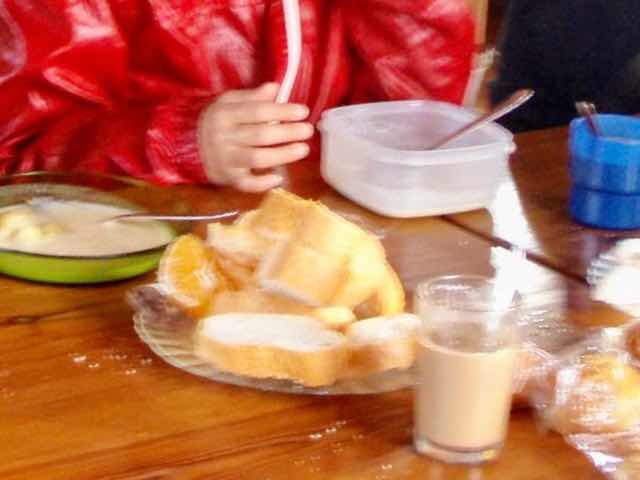 515 サンティアゴ巡礼　スペイン　camino アルベルゲ　Luffy 食事