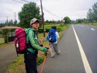 604 サンティアゴ巡礼 スペイン 12舗装路 アルカ