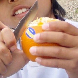 605スペイン巡礼　オレンジ4　サンティアゴ Santiago