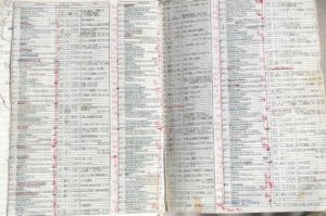 町と宿と距離プリント