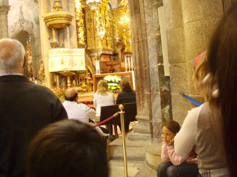 606サンティアゴ大聖堂 教会の中 Camino カミーノ