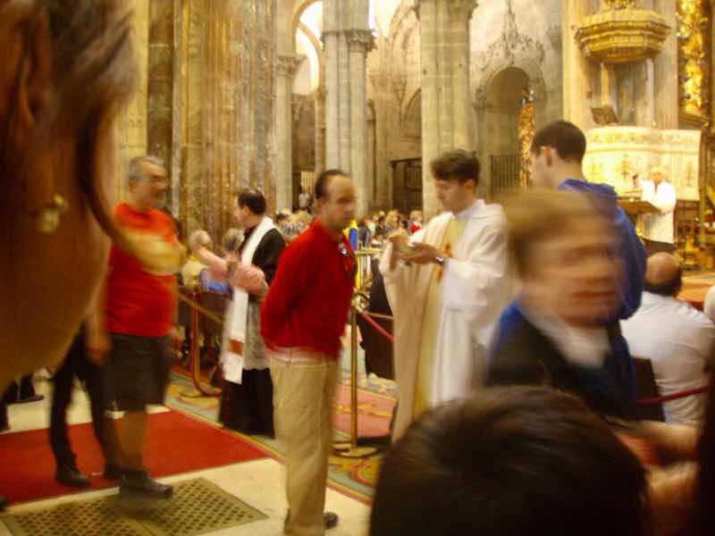 606サンティアゴ大聖堂 ミサCamino 煎餅