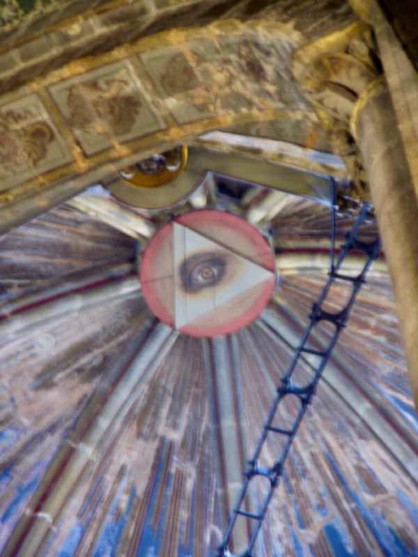 606サンティアゴ Santiago Camino 大聖堂中 天井目