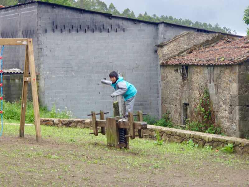 608サンティアゴ巡礼　コラカオ　道休バルシーソー12　カミーノ　アス・マロナス