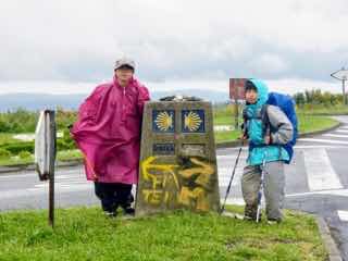 609 サンティアゴ巡礼　道標　12 カミーノ　セー