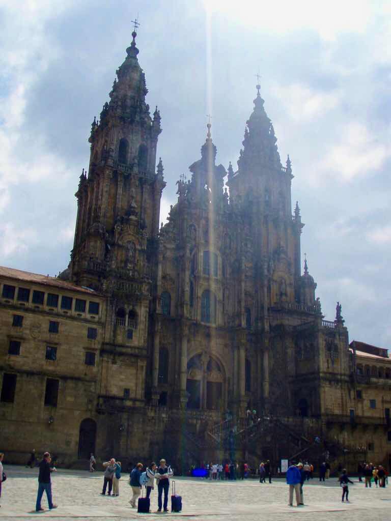 サンティアゴ大聖堂 caminoスペイン巡礼正面景色