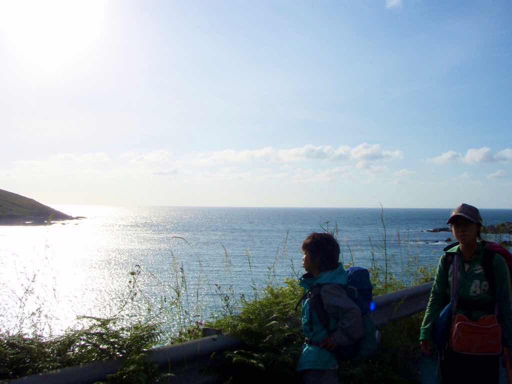 613ムシア　サンティアゴ巡礼　最終地Muxia　海2シルエット　2シルエット