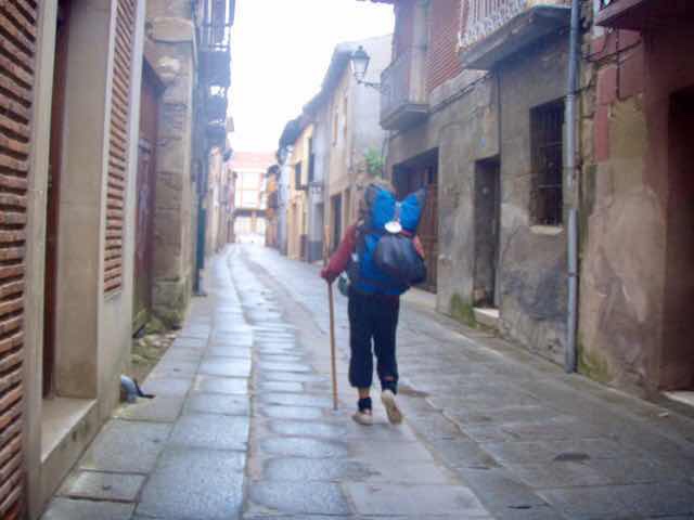 611 サンティアゴ巡礼　町杖3