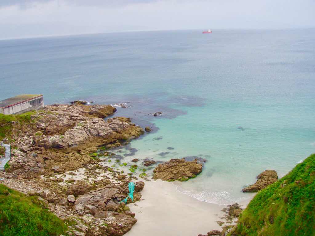 611 サンティアゴ巡礼　フィステラ　海見下ろすカミーノ