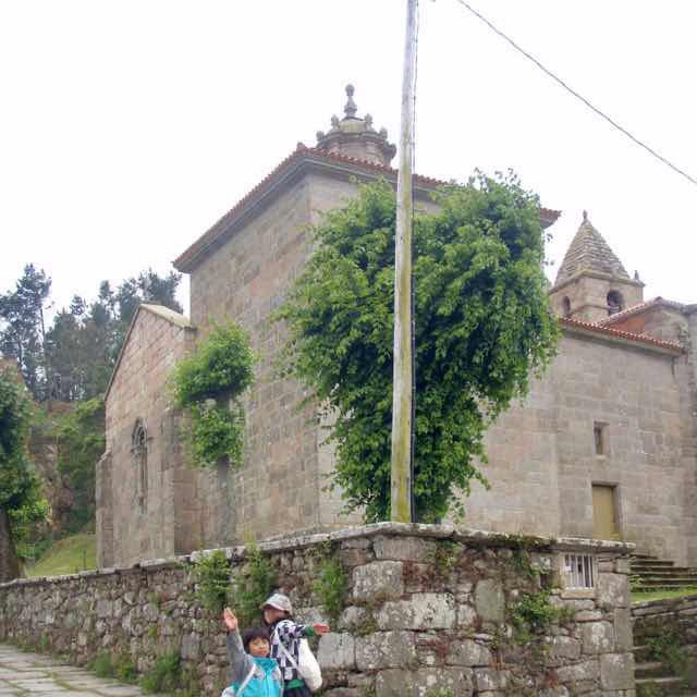 611 サンティアゴ巡礼　フィステラ　建物教会12 カミーノ