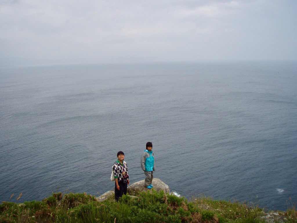 611 サンティアゴ巡礼　フィステラ　海12正面　カミーノ