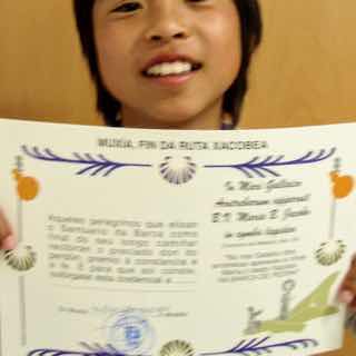 613ムシア サンティアゴ巡礼 最終地Muxia 巡礼証明書2