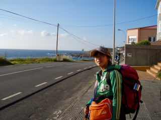 613ムシア　サンティアゴ巡礼　最終地Muxia　田舎道1　正面