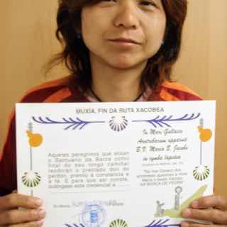 613ムシア サンティアゴ巡礼 最終地Muxia 巡礼証明書3