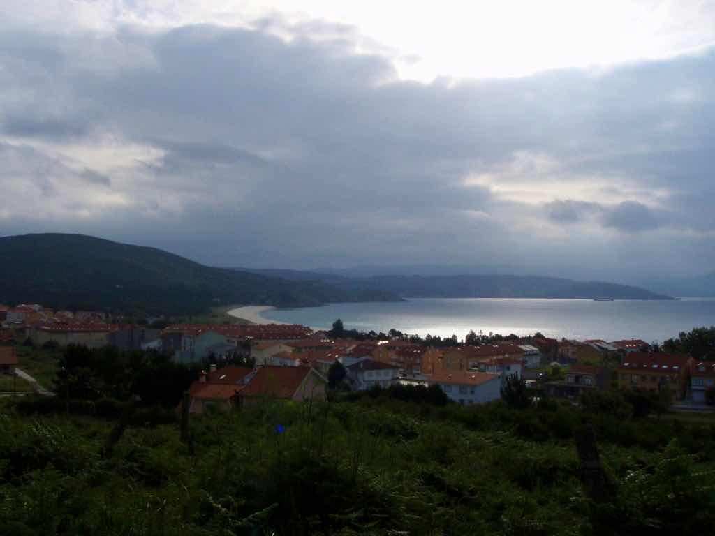 613ムシア　サンティアゴ巡礼　最終地Muxia フィステラ海　街