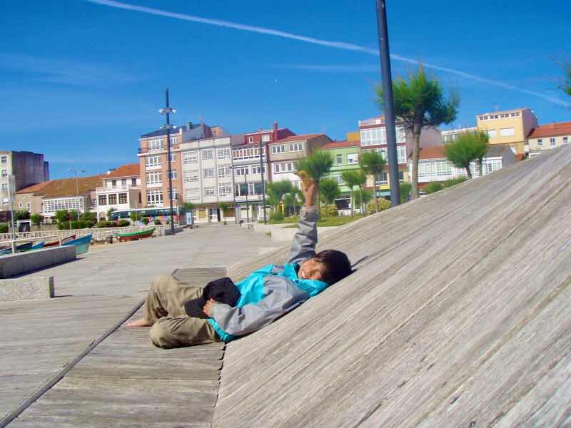 614サンティアゴ巡礼 最終地Muxia 海ボード2