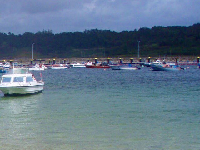 614サンティアゴ巡礼 最終地Muxia 港船